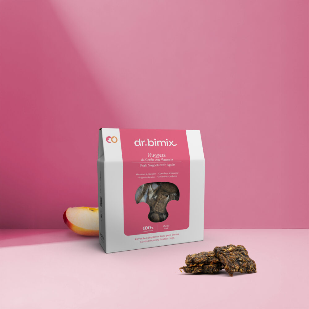 A1-BOX-Apple-Pig-Nuggets-with-Apple A1 BOX Pork Nuggets with scaled Apple